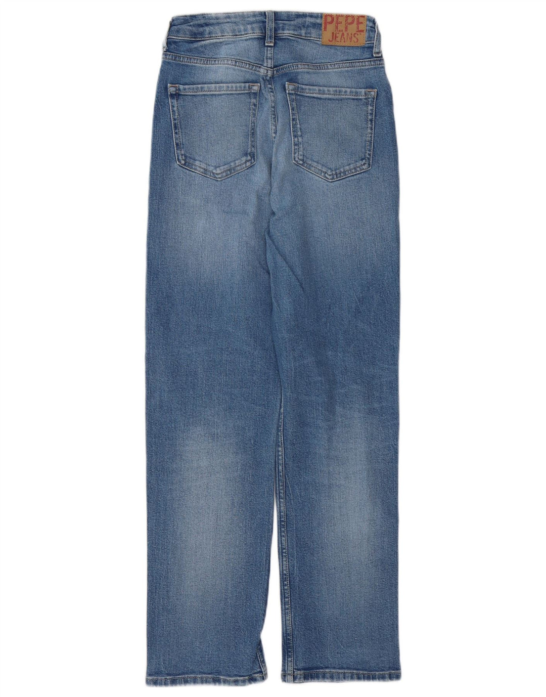 PEPE JEANS Ženske ravne traperice W25 L28 Plavi pamuk