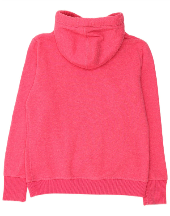 SUPERDRY Ženska majica s kapuljačom UK 16 Veliki ružičasti poliester