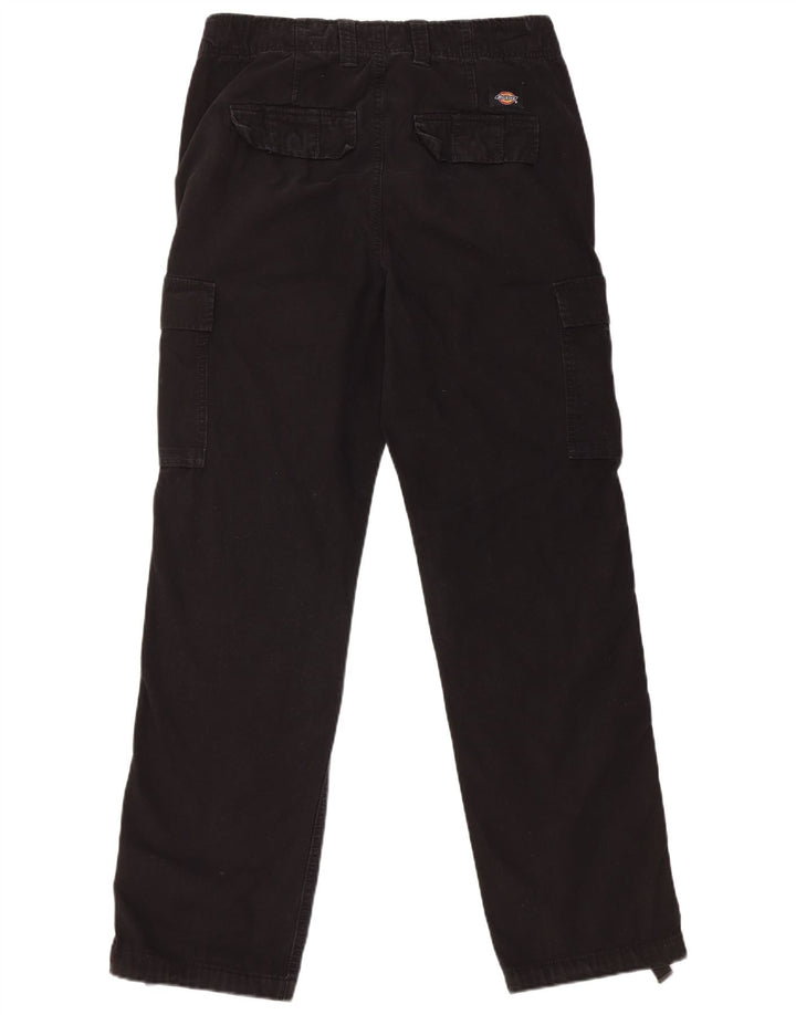 Dickies muške ravne kargo hlače W30 L30 crni pamuk