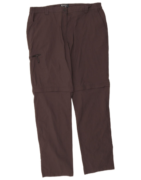 Mountain Warehouse ženske ravne chino hlače UK 18 XL W36 L31 sive