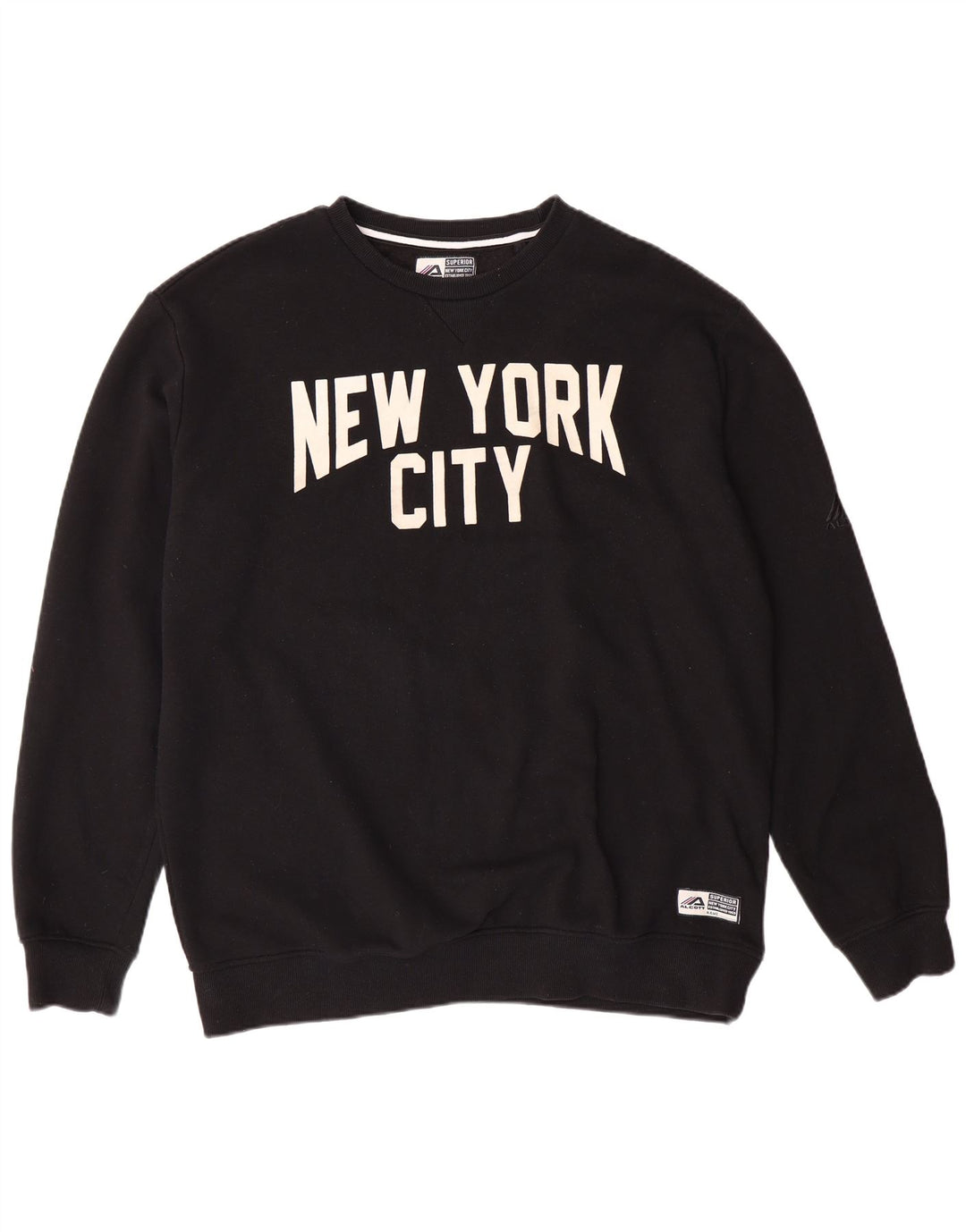 ALCOTT Muška trenirka New York City Graphic Sweatshirt XL crni pamuk