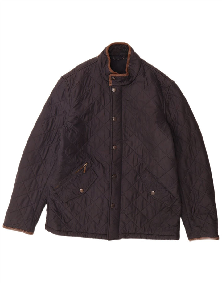 Barbour muška prošivena jakna UK 40 Large tamnoplava