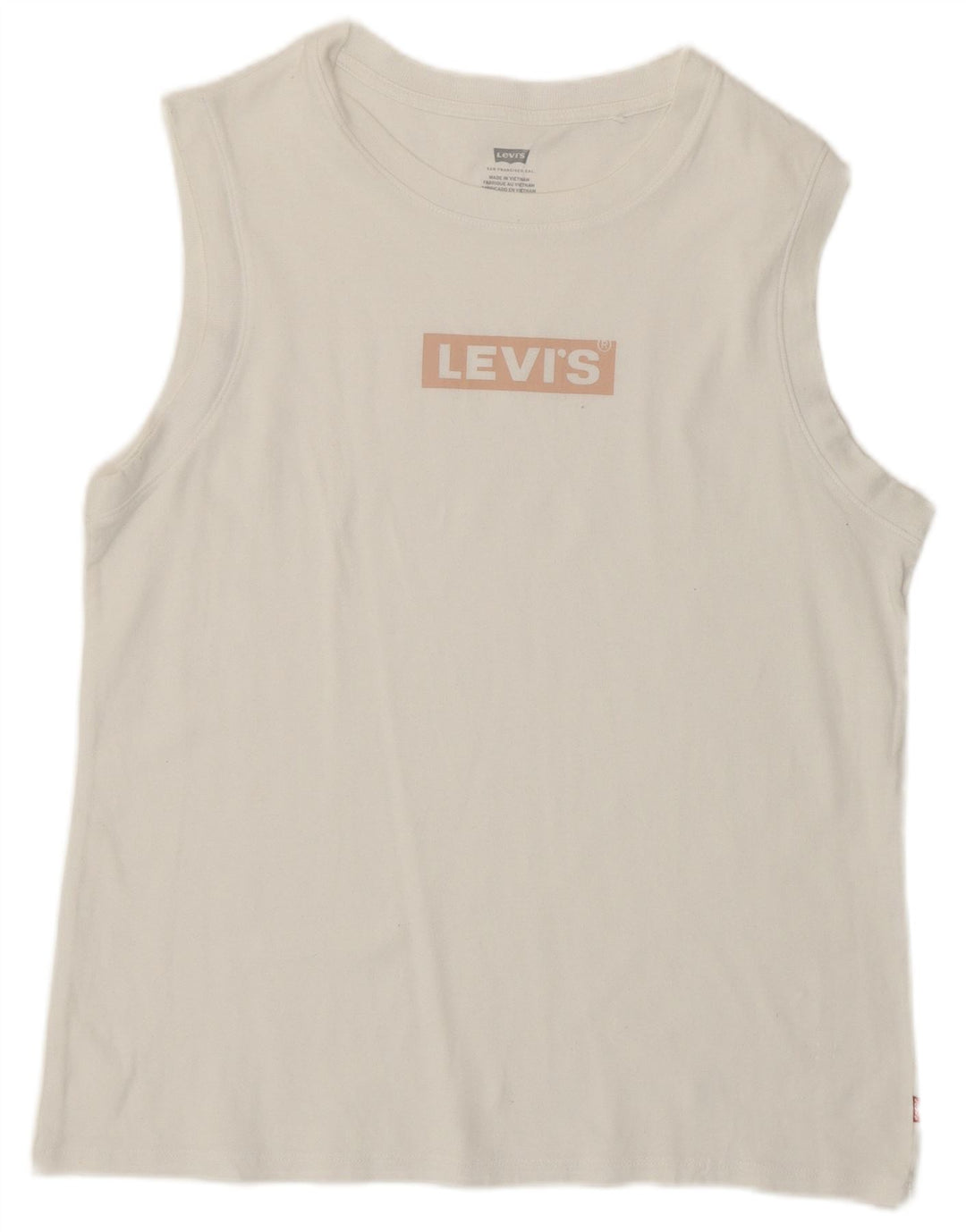 LEVI'S Ženska majica kratkih rukava s grafičkim motivima UK 12 Srednje bijela