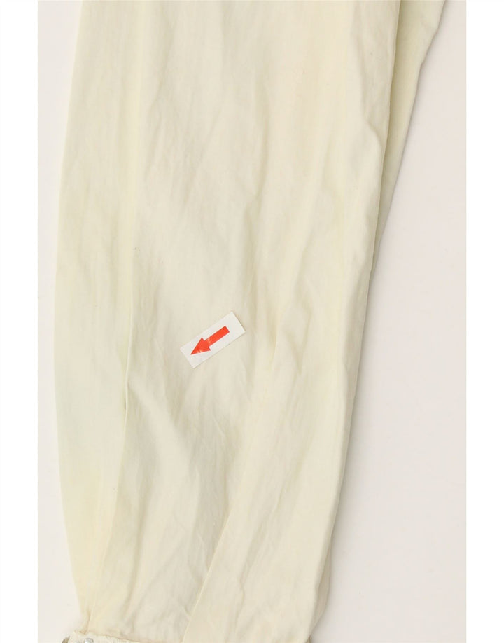 Vintage ženska košulja bluza UK 12 srednje bijele cvjetne boje