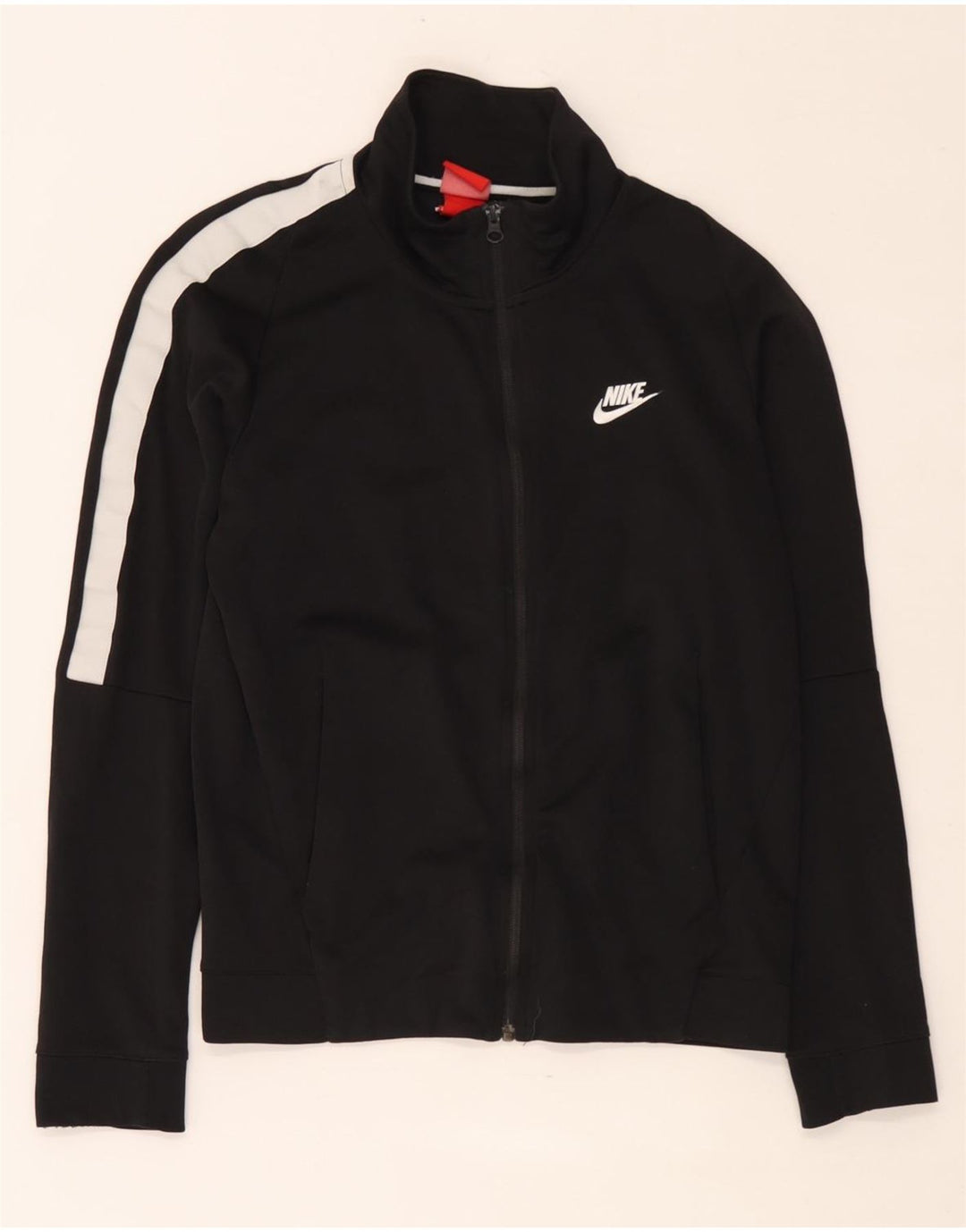 Nike muška gornja jakna od trenirke Mala crna pamučna boja