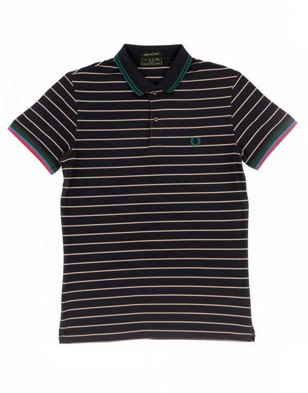 Fred Perry muška polo majica 2XL tamnoplavi pamuk na pruge