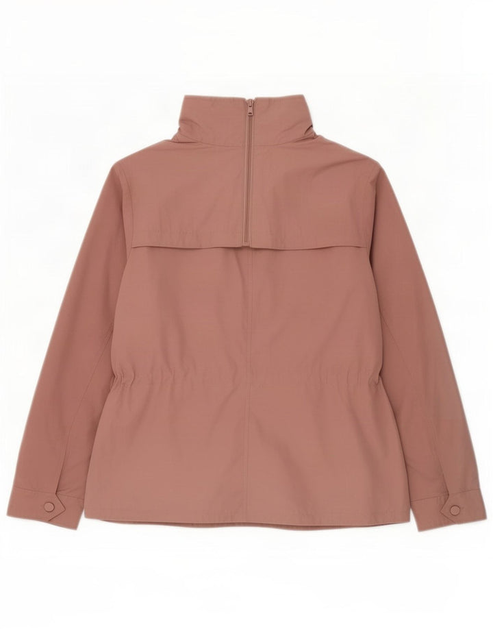 Marks & Spencer ženska bomber jakna s kapuljačom UK 14 veliki ružičasti poliester