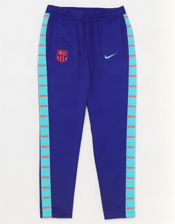Nike Mens Barcelona Graphic Trenirka Hlače srednje plave boje