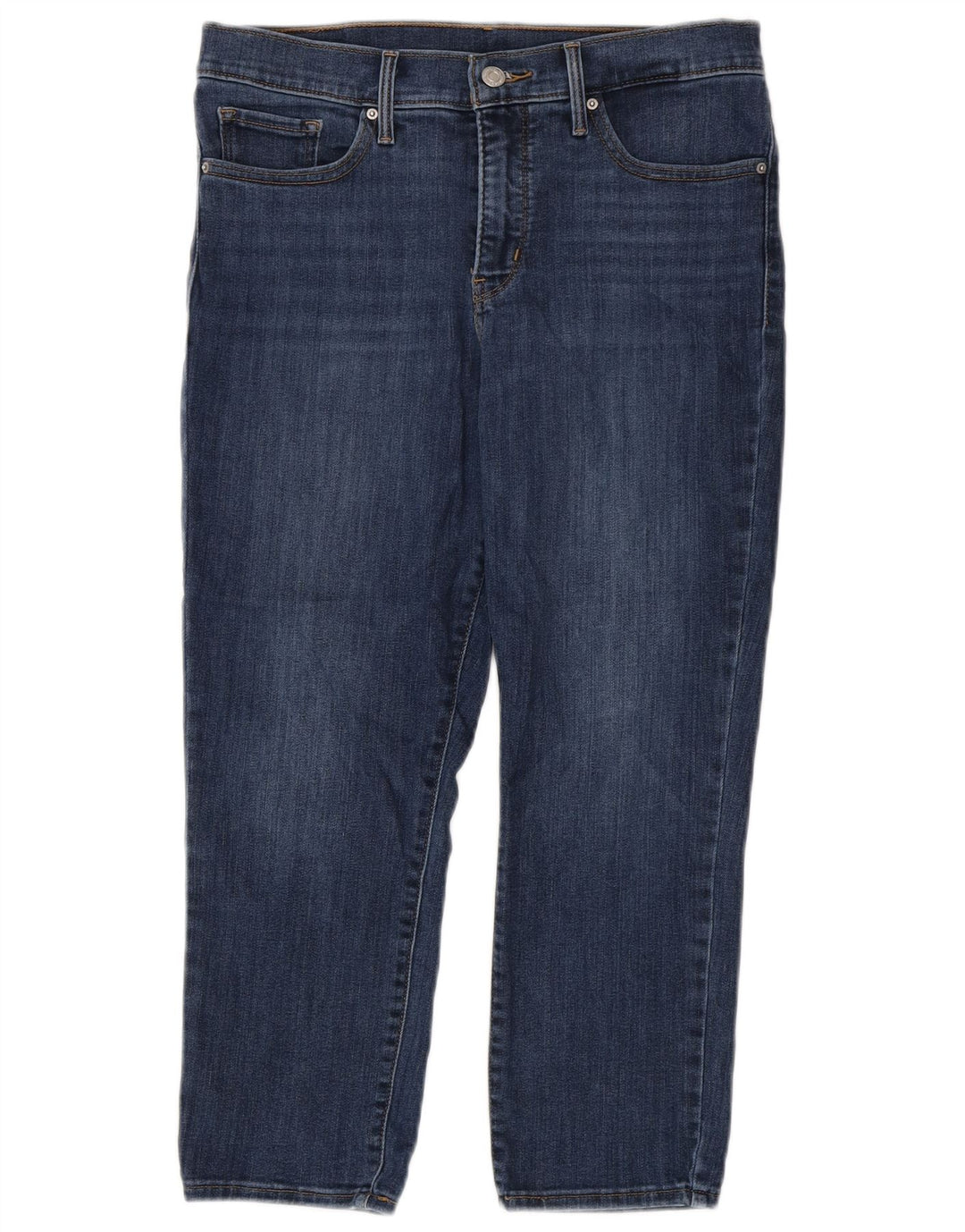 Levi's ženske kapri traperice W30 L23 plavi pamuk