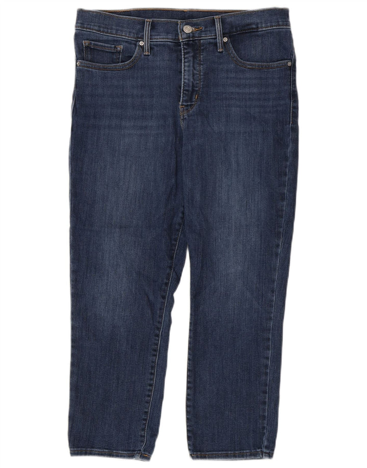 Levi's ženske kapri traperice W30 L23 plavi pamuk