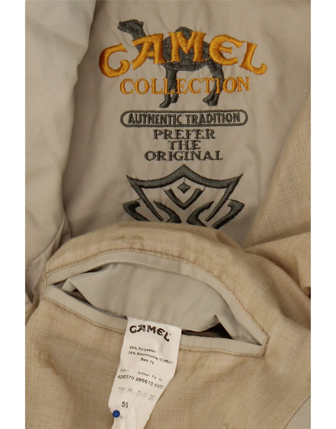 CAMEL ACTIVE muška pomoćna jakna IT 56 3XL sivi poliester u boji