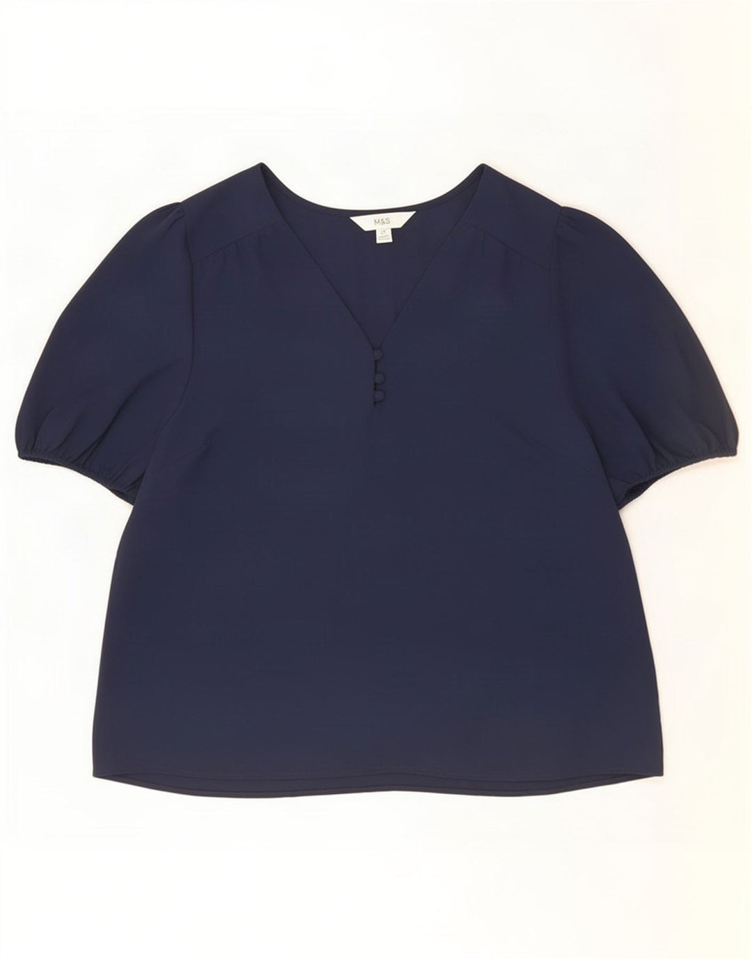 Top ženske bluze Marks & Spencer UK 14 Medium tamnoplavi poliester