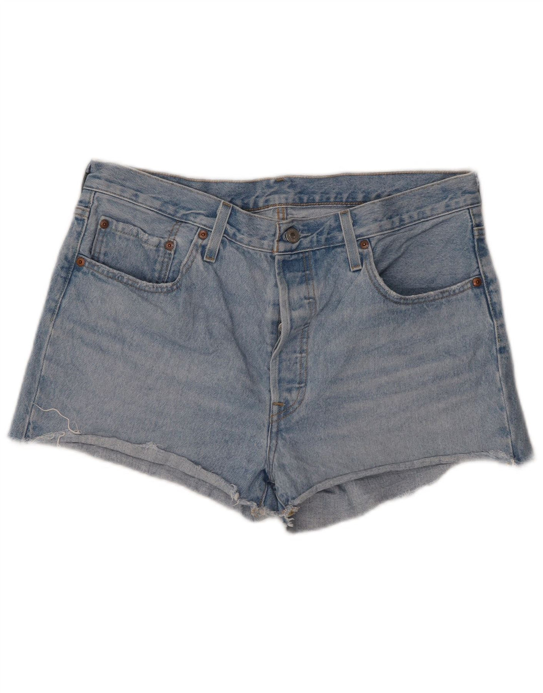 LEVI'S Ženske traper kratke hlače W33 Veliki plavi pamuk