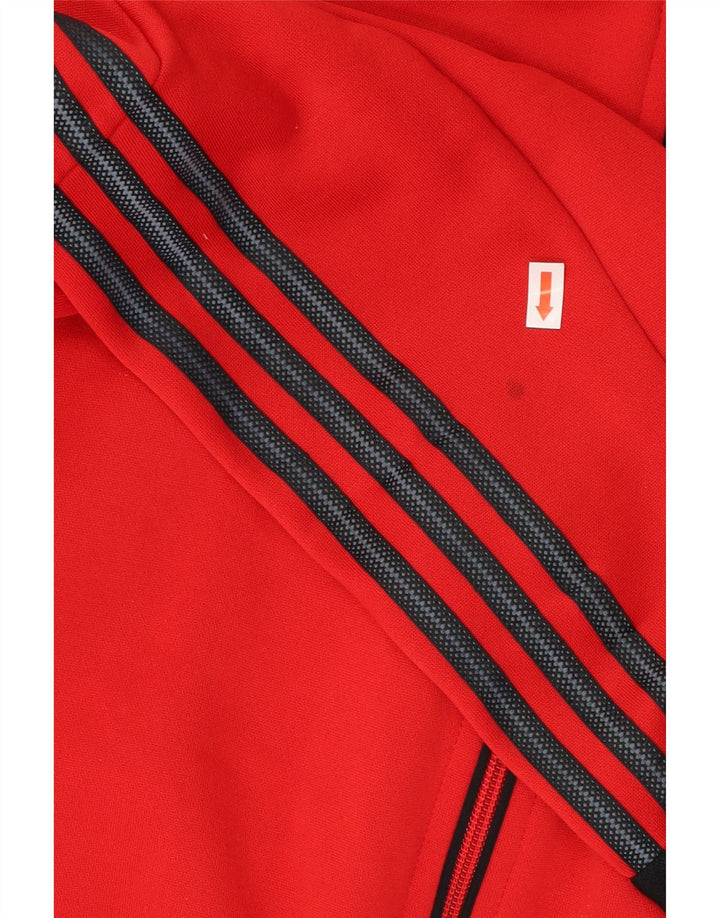 Adidas muška trenirka Climalite gornja jakna 2XL crveni poliester