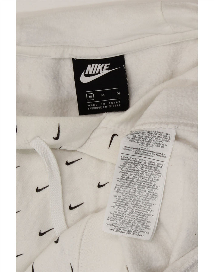 Nike muška majica s kapuljačom s kapuljačom, srednji bijeli pamuk