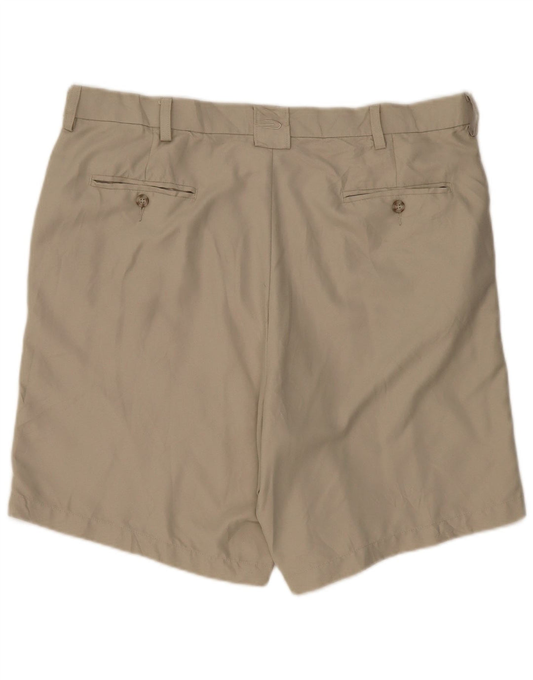 DOCKERS Mens Relaxed Fit Chino Shorts W38 XL Beige Polyester