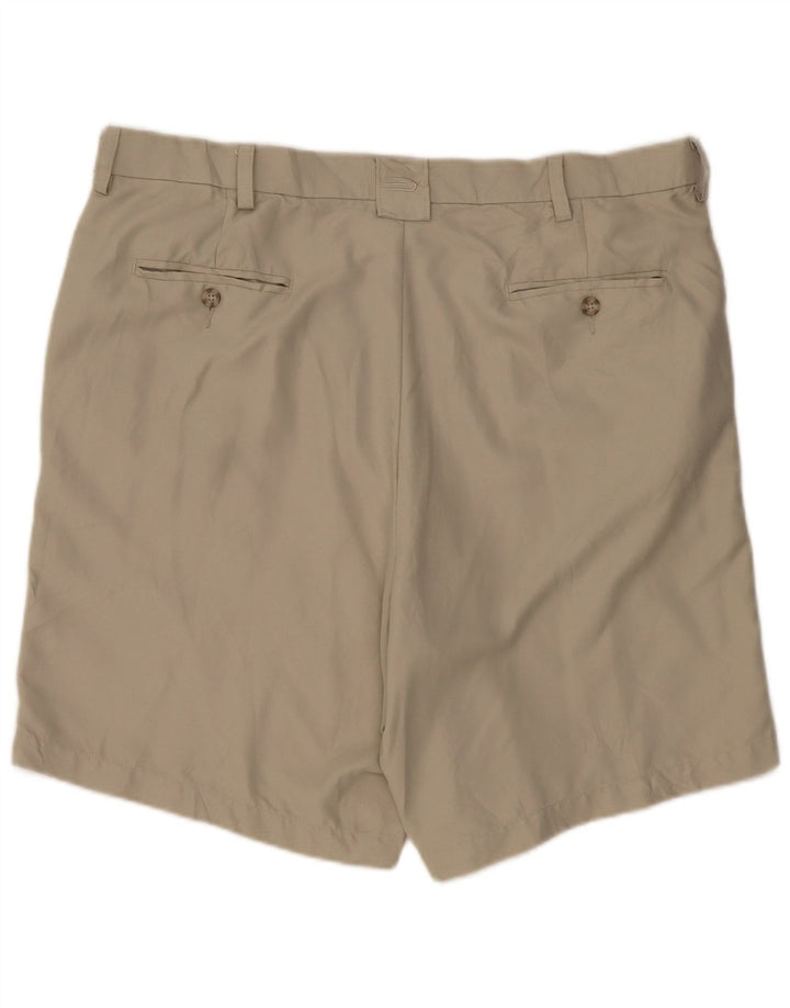 DOCKERS Mens Relaxed Fit Chino Shorts W38 XL Beige Polyester