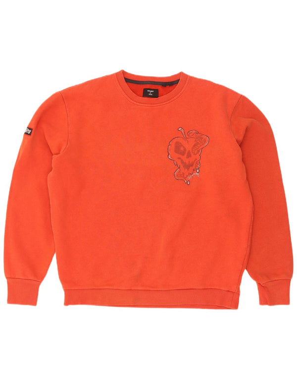 Superdry muška trenirka s grafičkim motivima Srednje narančasti pamuk