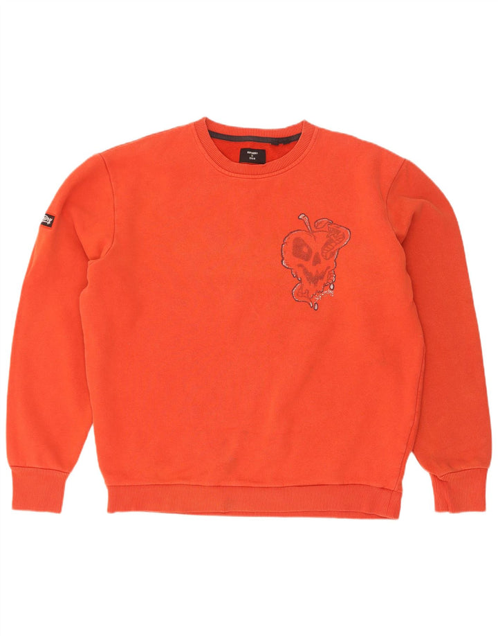 Superdry muška trenirka s grafičkim motivima Srednje narančasti pamuk