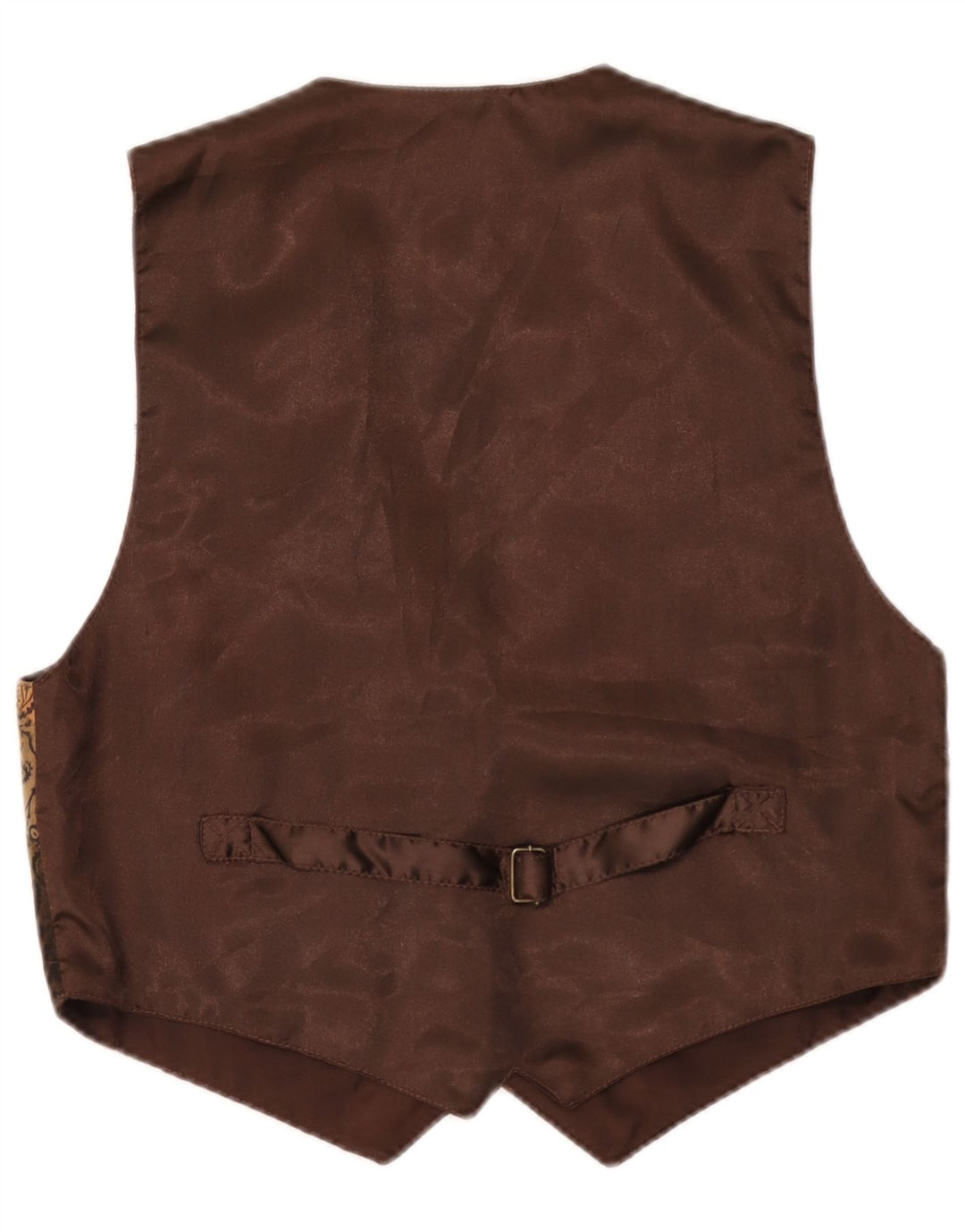Vintage muški prsluk od velike smeđe paisley kože