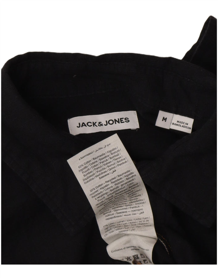 Jack & Jones muška košulja Srednje crni pamuk