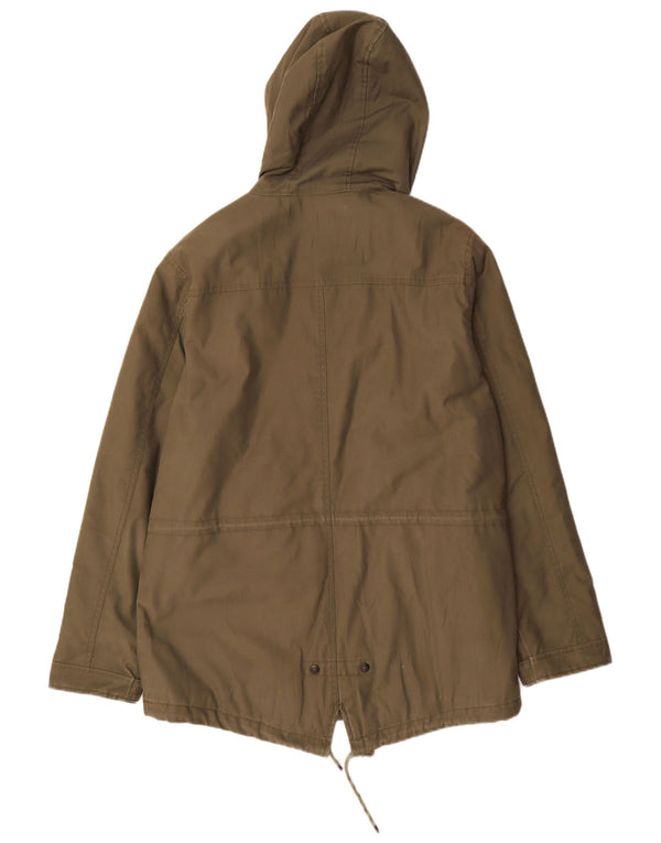 Vintage Industries muška parka jakna s kapuljačom UK 44 2XL kaki poliester