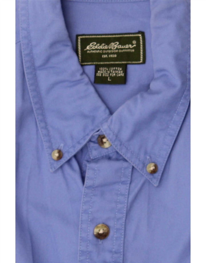 Eddie Bauer muška košulja velika plava pamučna