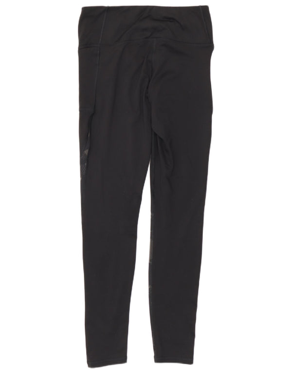Under Armour Ženske Cold Gear Leggings UK 14 srednje crne kamuflažne boje