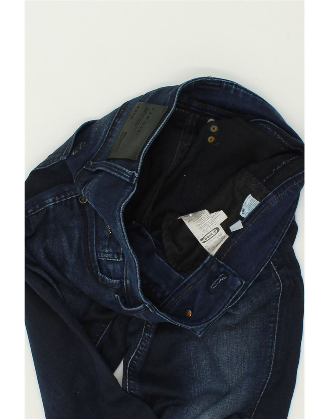 G-STAR Womens Slim Jeans W30 L27  Navy Blue Cotton Vintage G-Star and Second-Hand G-Star from Messina Hembry 