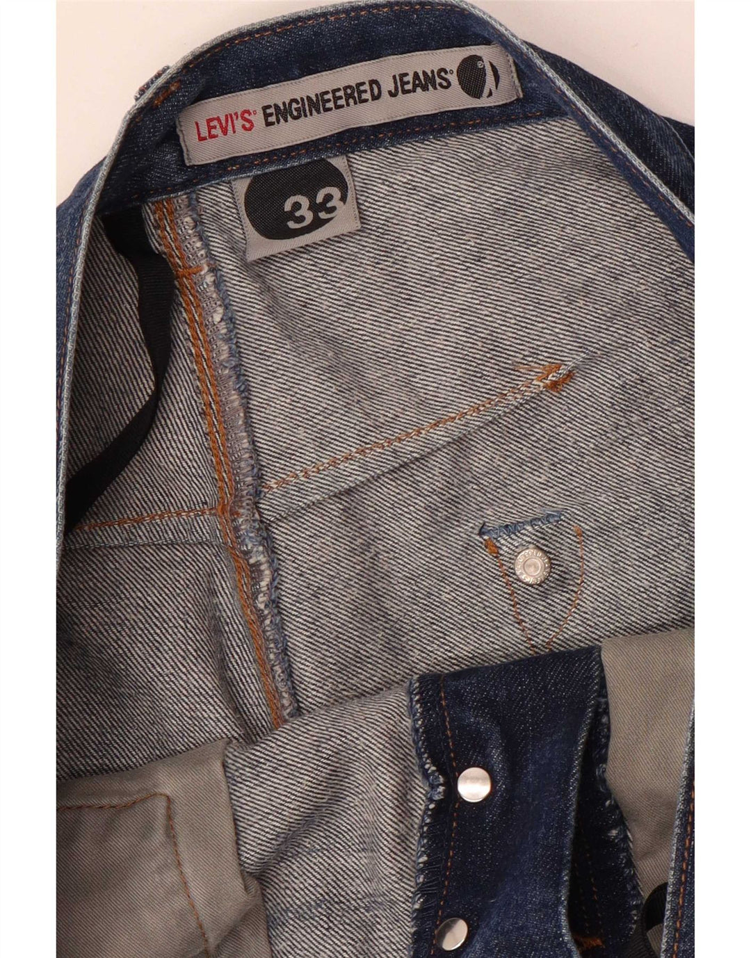 Levi's dizajnirane ravne traperice W33 L33 plave