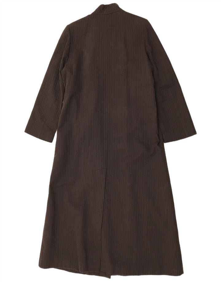 Beate Heymann ženski kaput UK 12 srednje smeđi pamuk