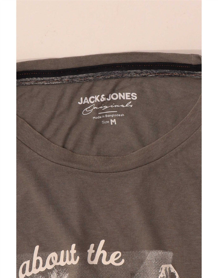 Jack & Jones muška majica s grafičkim motivima srednje siva