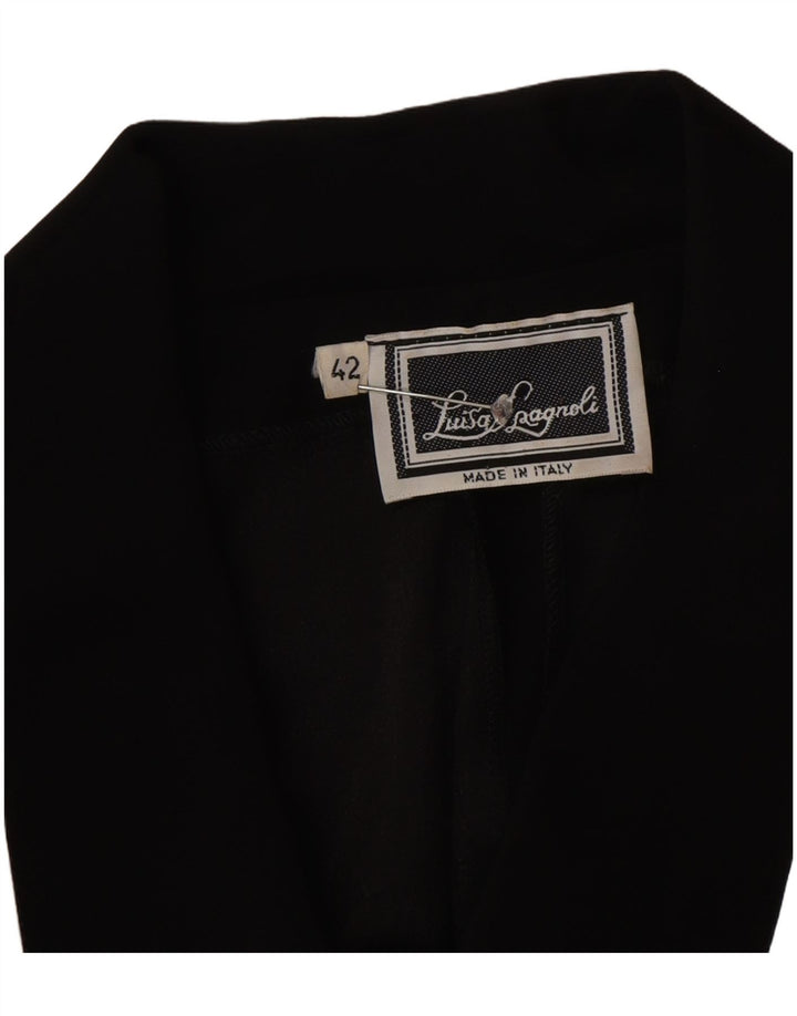 Luisa Spagnoli ženska košulja s prednjom kravatom IT 42 srednje crna