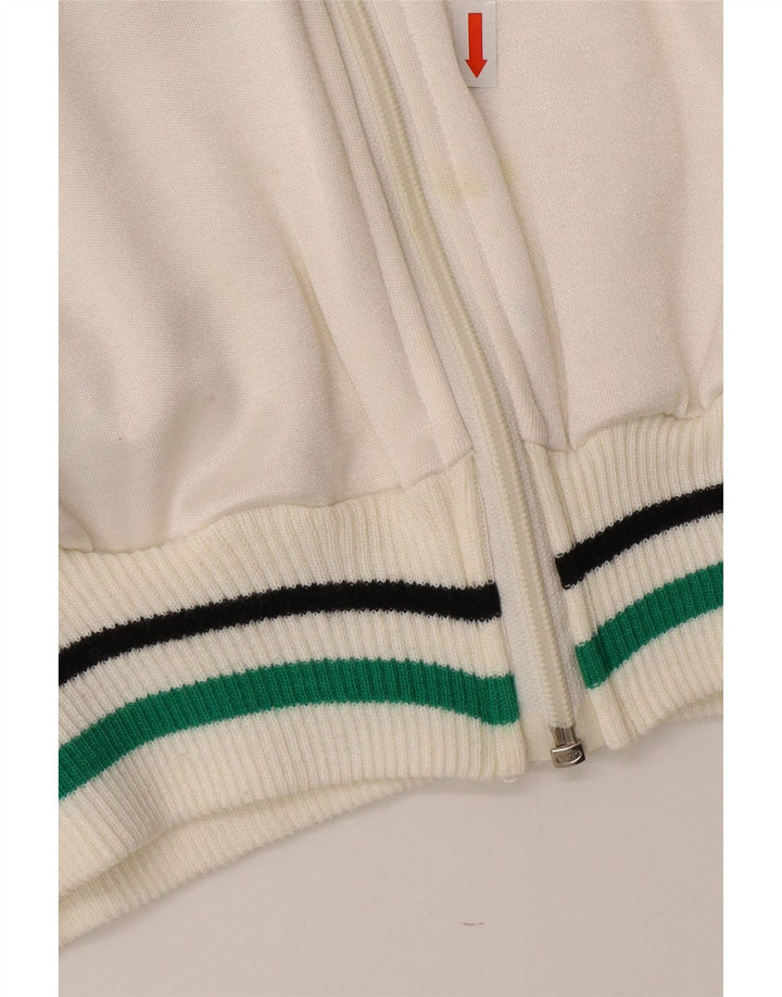 ICARUS Mens Tracksuit Top Jacket Small Off White Polyester Vintage Icarus and Second-Hand Icarus from Messina Hembry 