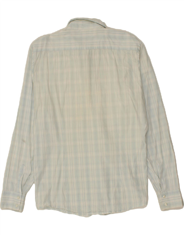 LEE Mens Shirt XL Blue Check Cotton Vintage Lee and Second-Hand Lee from Messina Hembry 