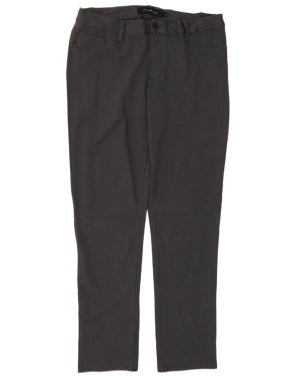 CALVIN KLEIN Ženske uske ležerne hlače US 14 XL W34 L32 Siva viskoza