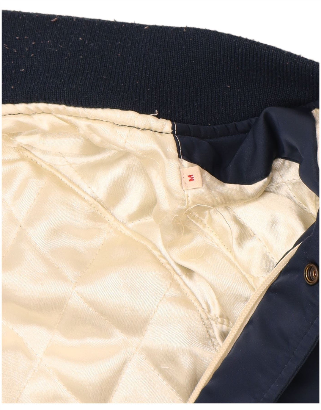 REPLAY Muška sveučilišna jakna s grafičkim motivima UK 38 srednje tamnoplave boje