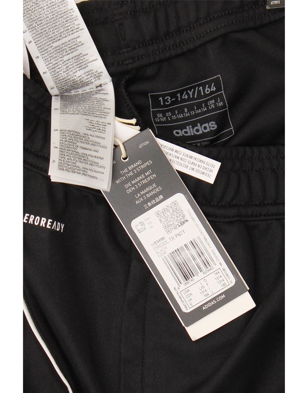 ADIDAS Boys Crusaders F.C. Graphic Trenirka hlače 13-14 godina crne