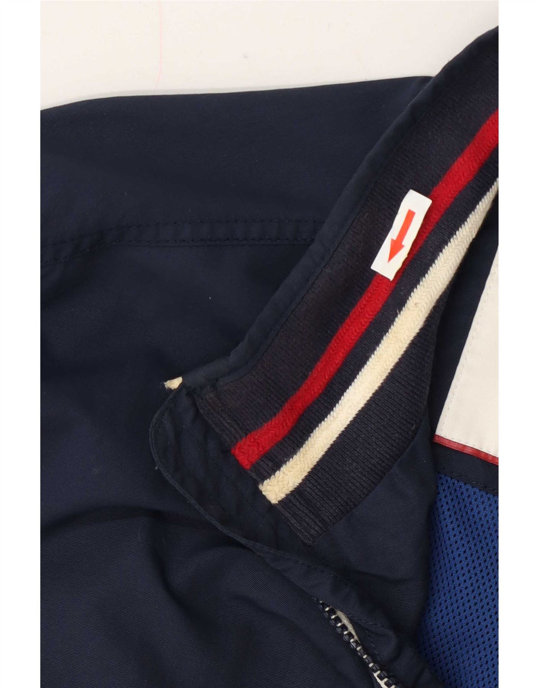 Tommy Hilfiger muška bomber jakna UK 38 Medium tamnoplavi prugasti poliamid