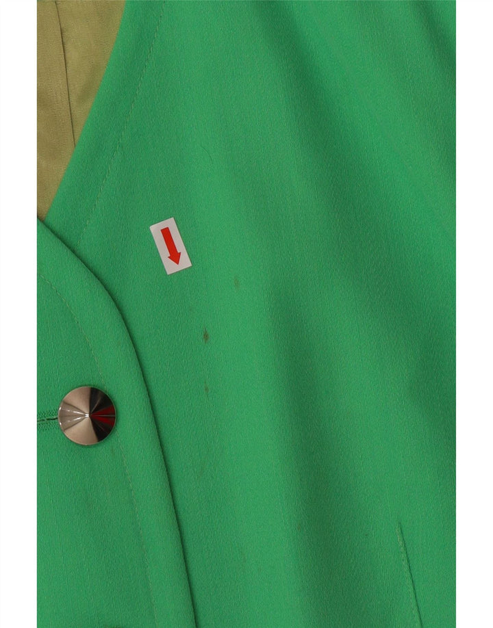 Michael H. Ženska jakna s 5 gumba UK 14 Srednje zelena klasična