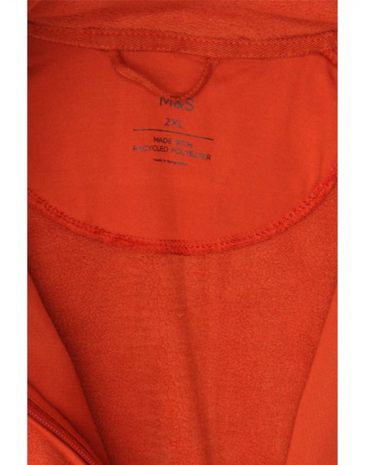 Marks & Spencer muška jakna od flisa UK 44 2XL narančasti poliester