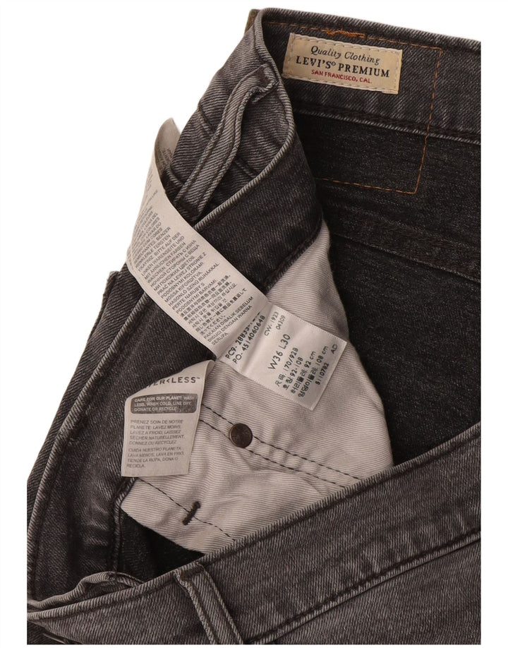 Levi's muške uske sužene traperice W36 L30 sivi pamuk