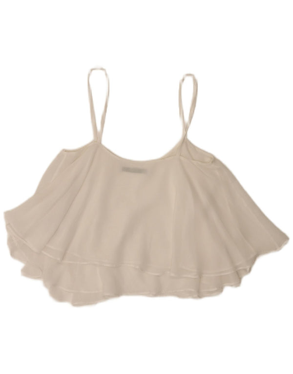 Zara ženski Trafaluc Cami Top UK 6 XS bijeli