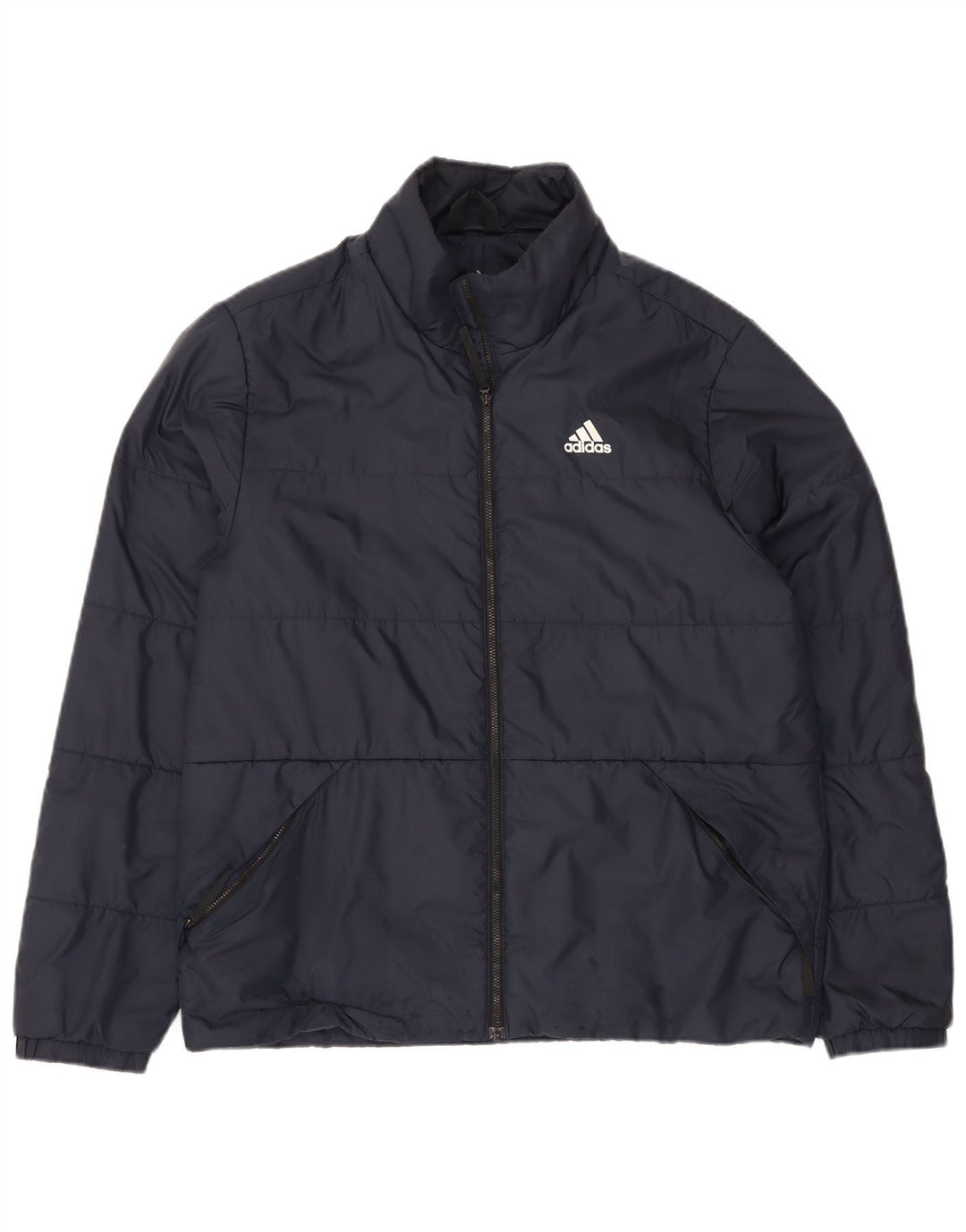 Adidas muška podstavljena jakna UK 38 Medium tamnoplavi poliester