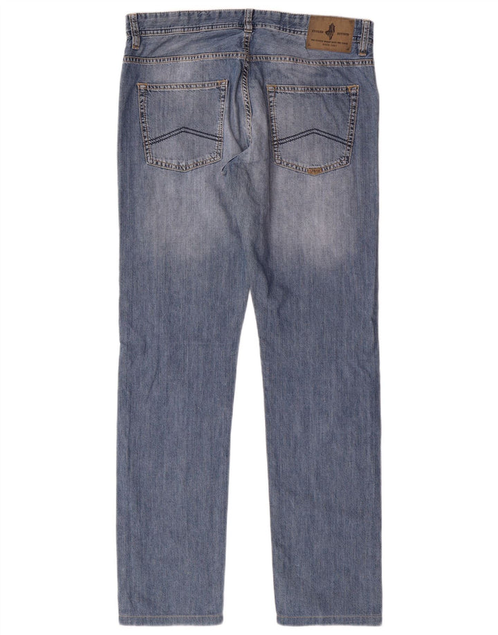 Marlboro Classics muške sužene traperice regularnog kroja W32 L34 plavi pamuk