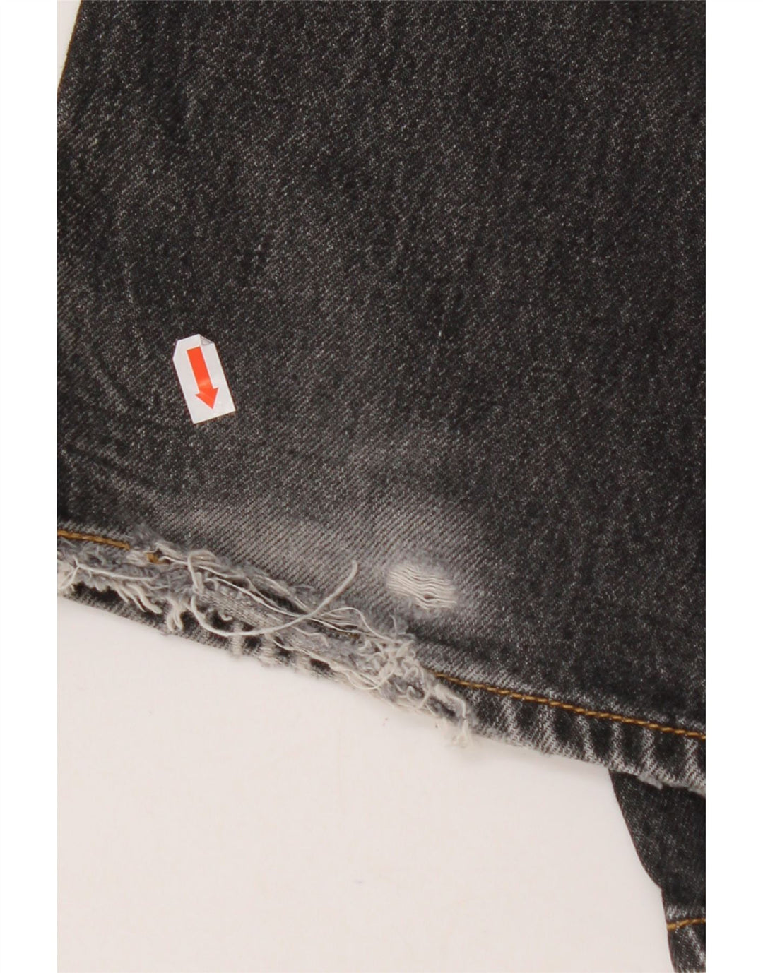 LEVI'S muške 501 ravne traperice W32 L32 crni pamuk