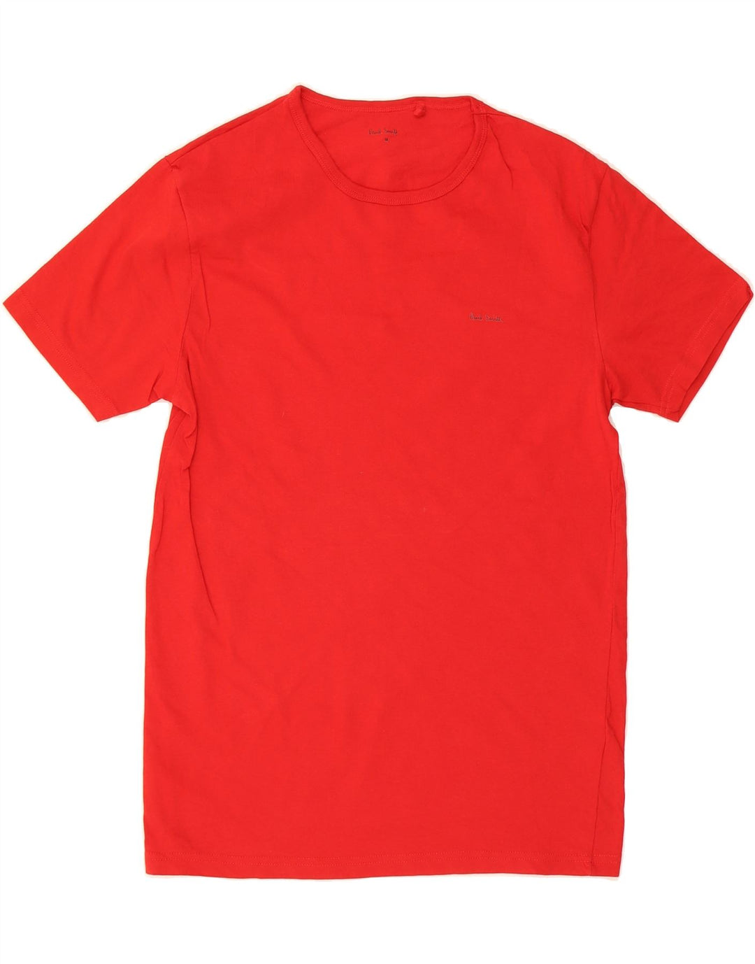 PAUL SMITH Mens T-Shirt Top Medium Red Cotton Vintage Paul Smith and Second-Hand Paul Smith from Messina Hembry 