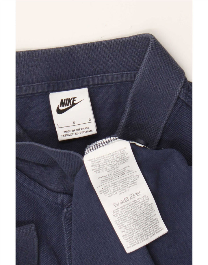 Nike muška polo majica Large Blue Cotton