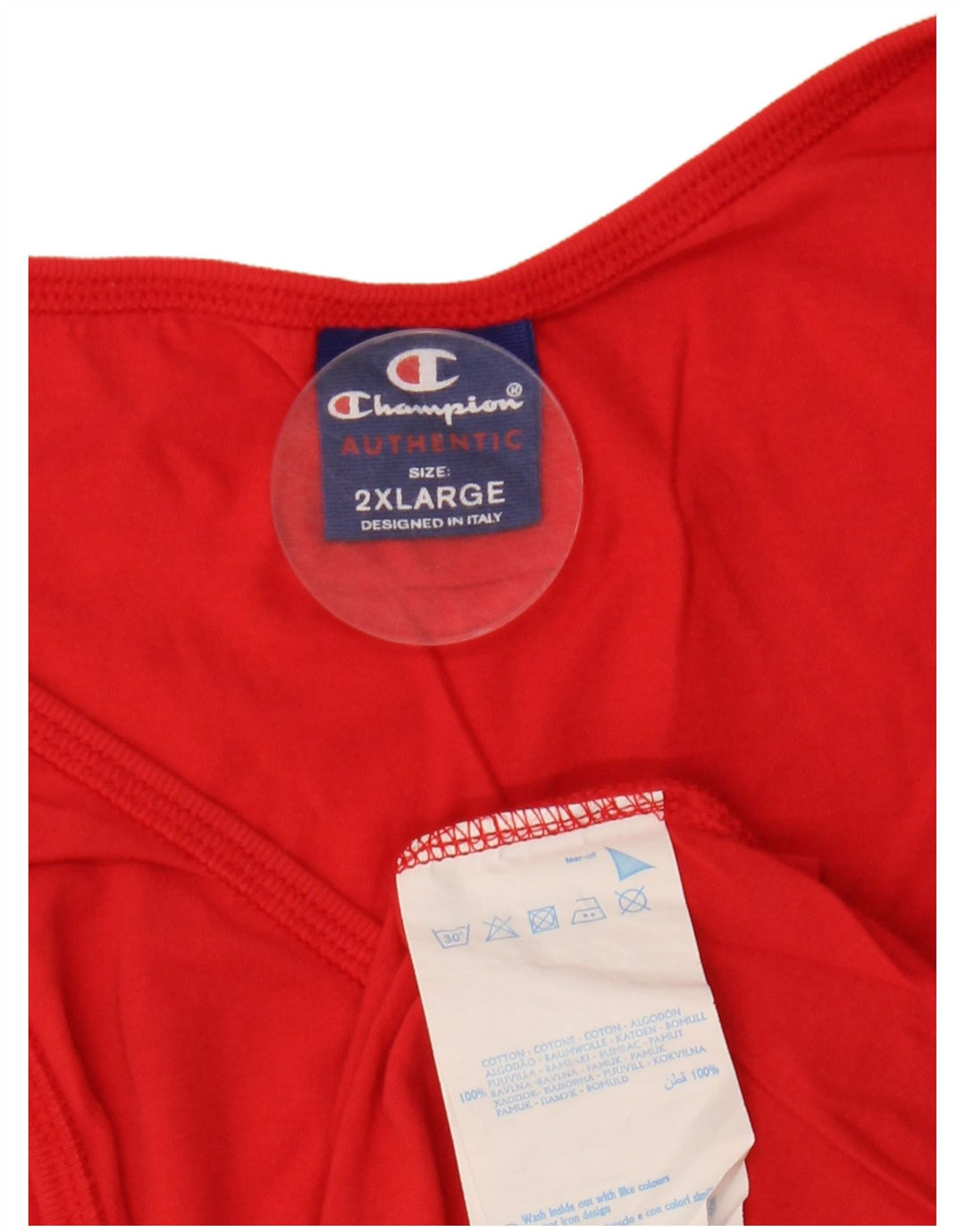 CHAMPION Ženski prsluk s grafičkim motivima UK 20 2XL, crveni pamuk