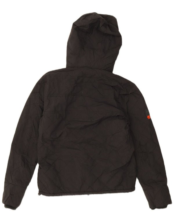 Superdry muška jakna vjetrovka s kapuljačom UK 34 XS crni najlon